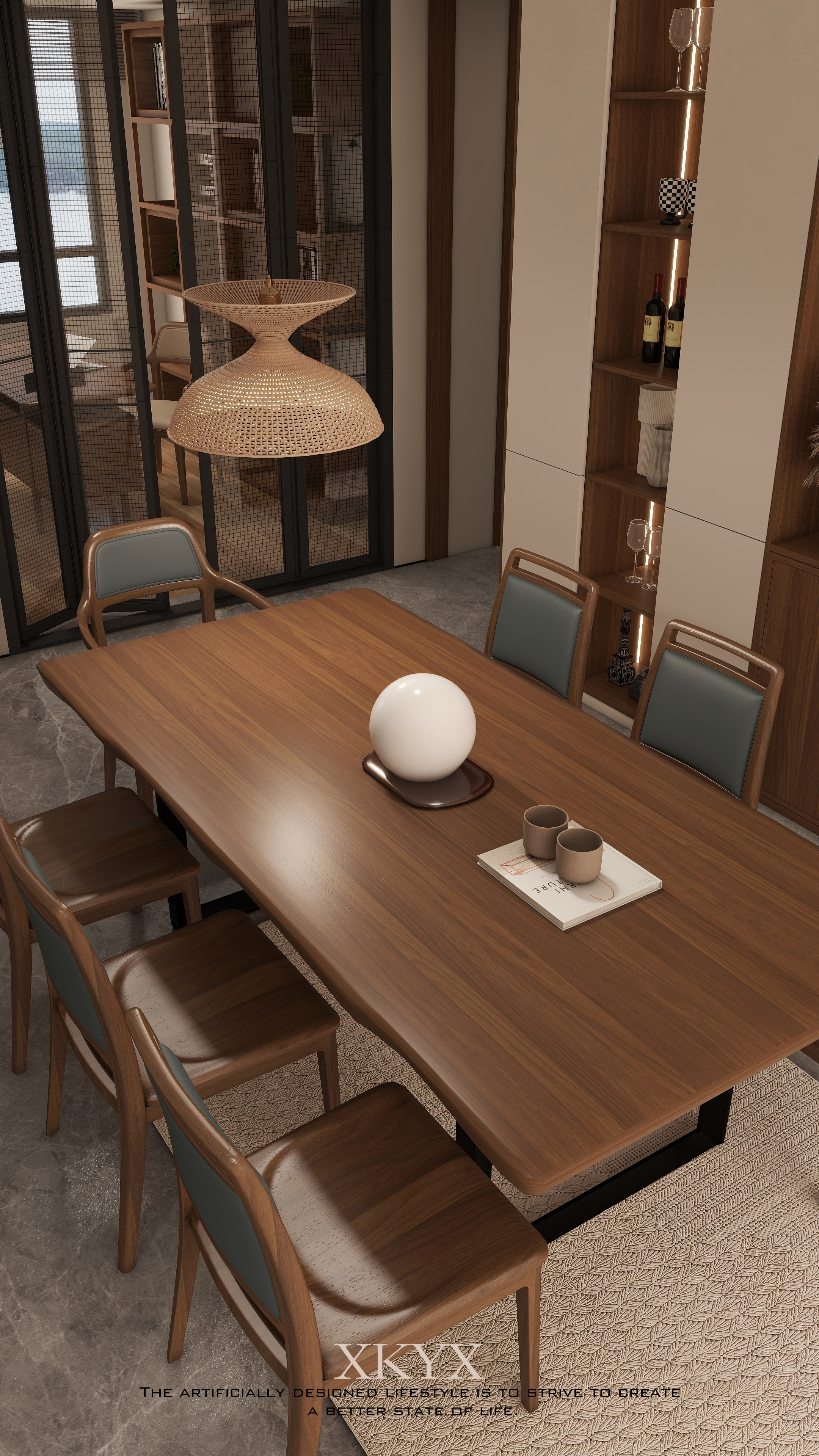 胡桃木效果表现/XKYX-7