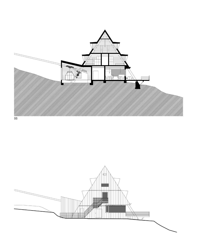 Santnerpass 小屋丨意大利丨Senoner Tammerle Architekten-29