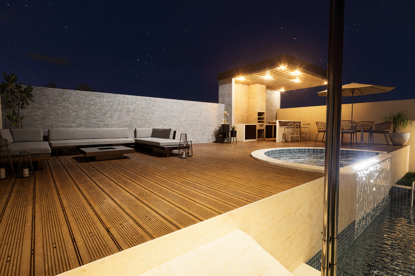Casa Condominio versão noite-1