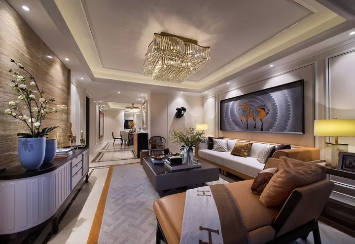 臻品空间设计：呼市伊泰华府•云玺精装成品房-8