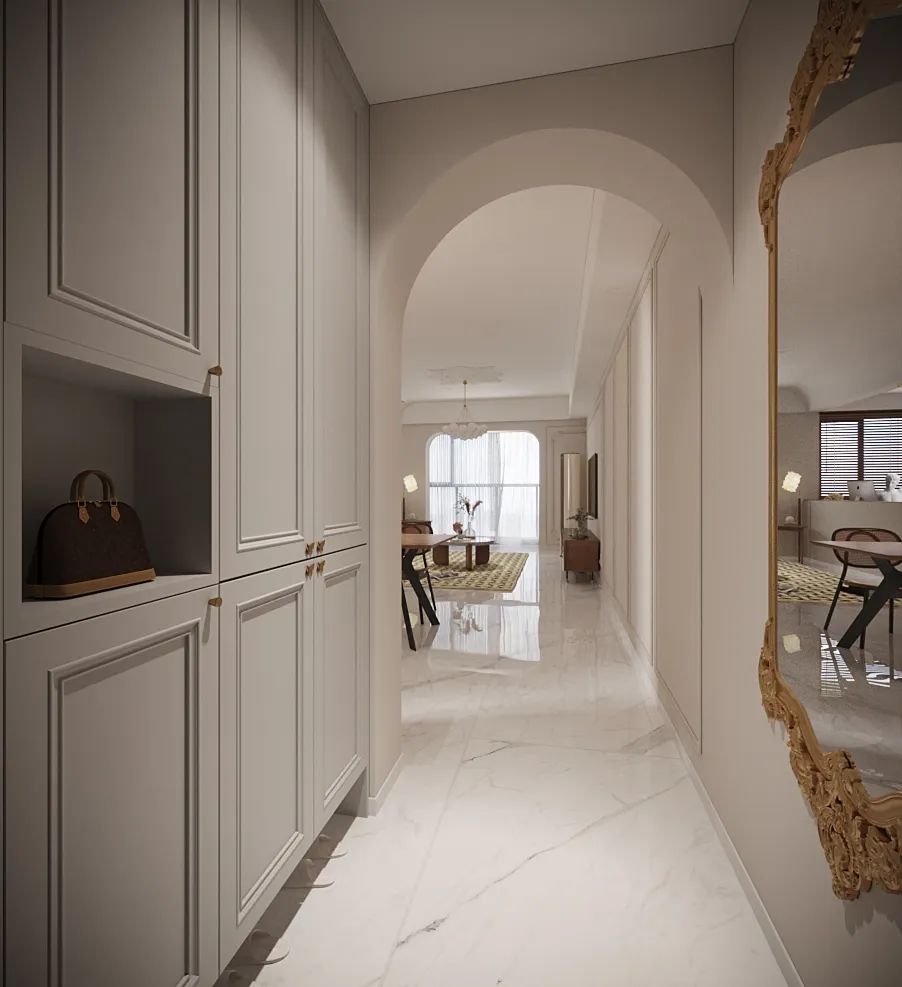 奶油色调的温馨家居丨中国南宁丨大盛设计事务所-1