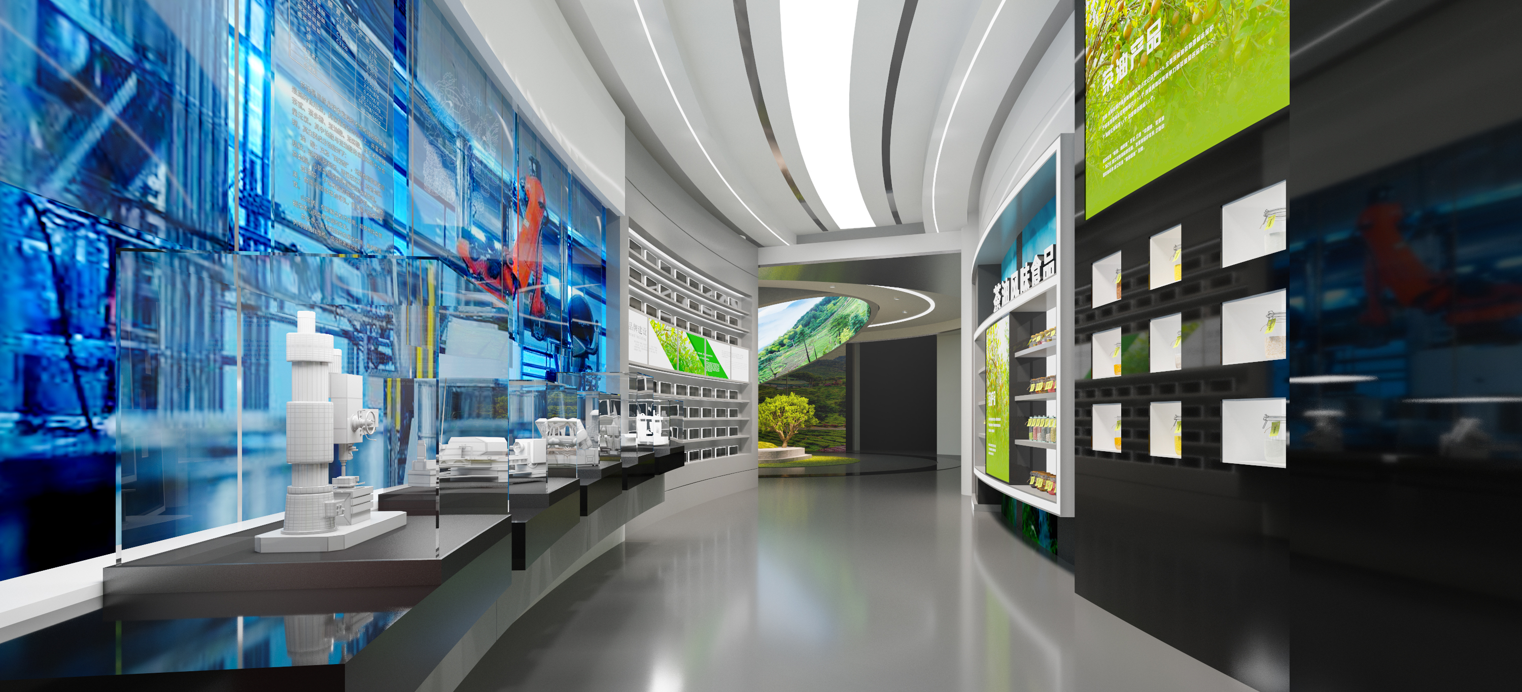 祁阳油茶博物馆展厅篇（一）2022年 设计施工-13