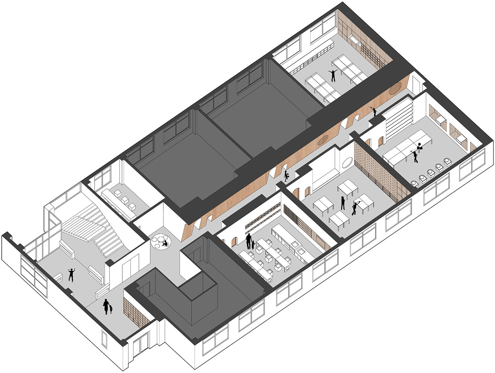 金陵幼儿园室内改造，徐州 /五架三间设计研究室-38