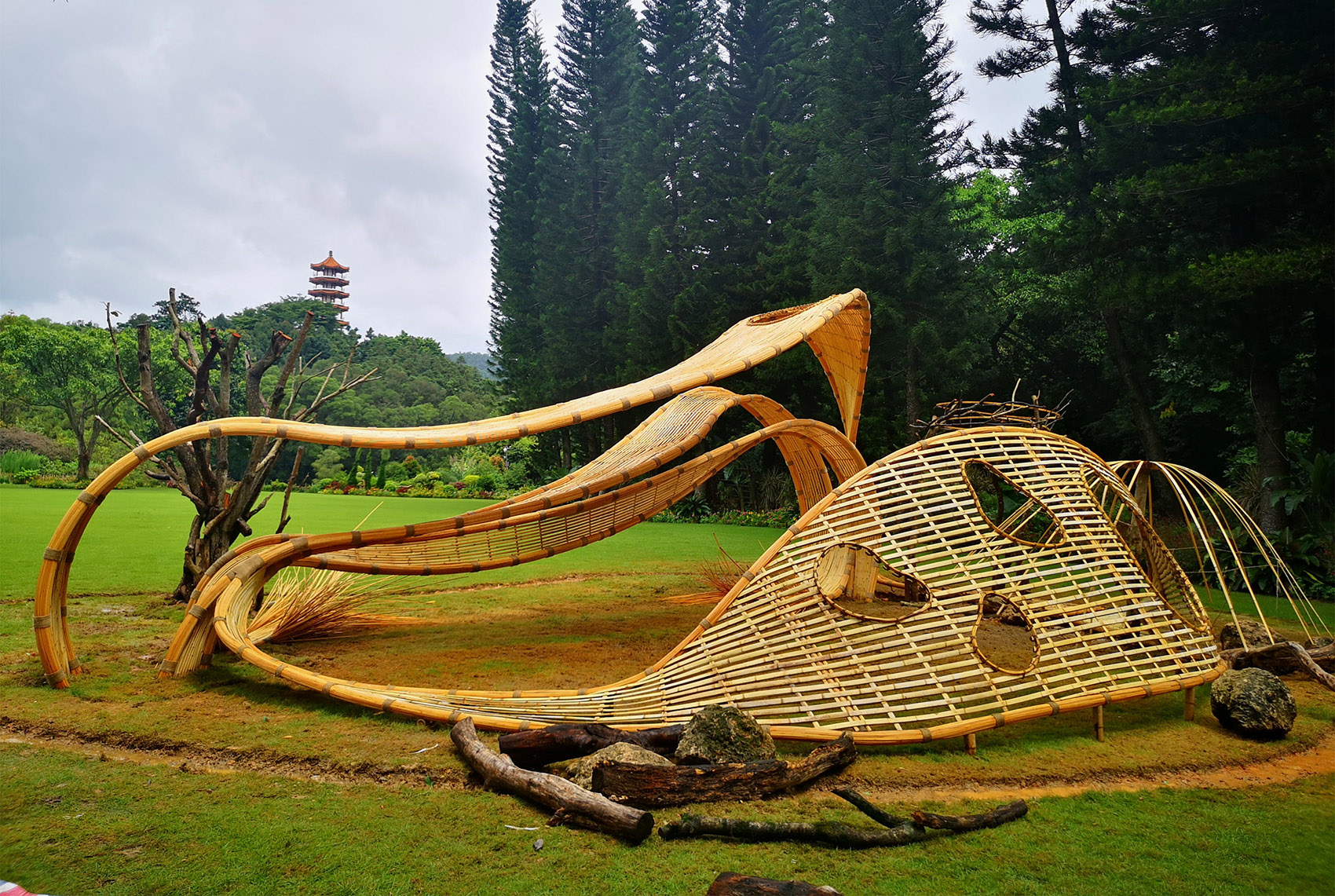 深圳 “种子”现代竹编装置-9