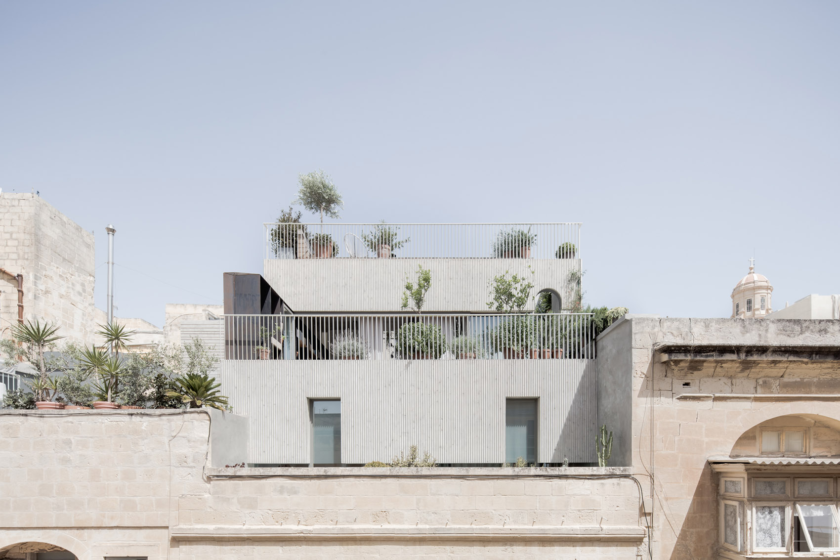 Casa Bottega 公寓兼工作室丨Chris Briffa Architects-12