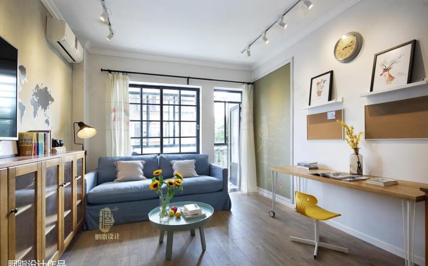 梦天家园北欧风设计,生活阳台变厨房,儿童房学习空间丰富-2