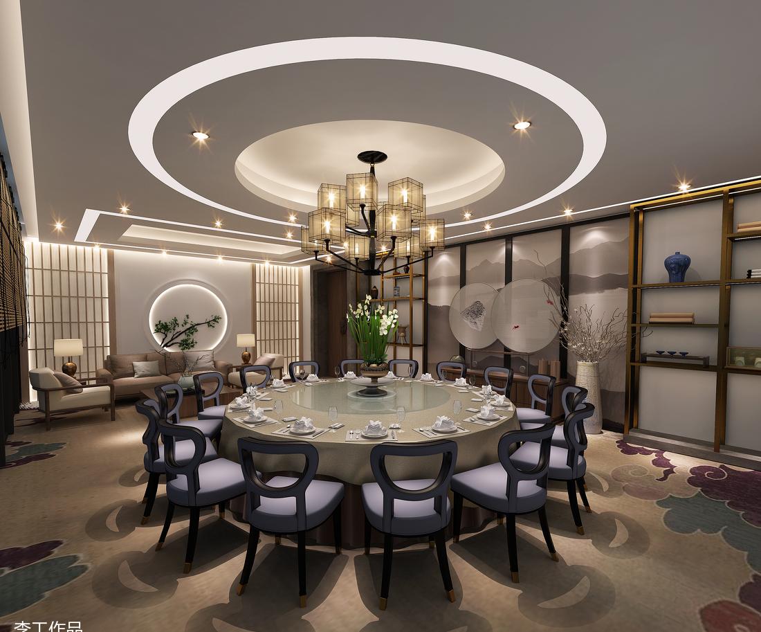 上海投资公司董事长办公室设计-10