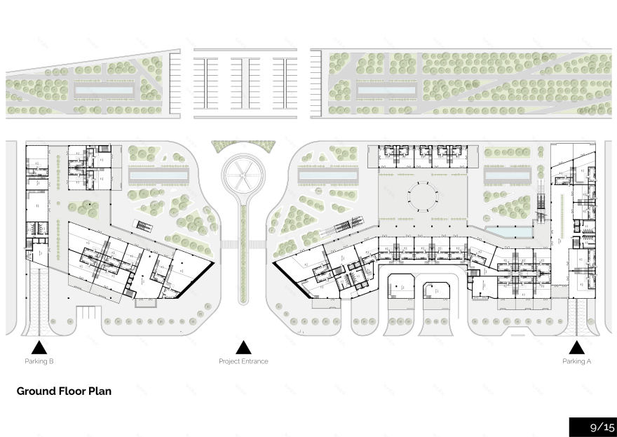 (S)萨希尔购物中心的正方形区域
注:由于不清楚SQUARES在这里的准确含义,正方形区域只是一种可能的理解,仅作参考如果有更多背景信息,翻译会更精准 丨沙特阿拉伯-11