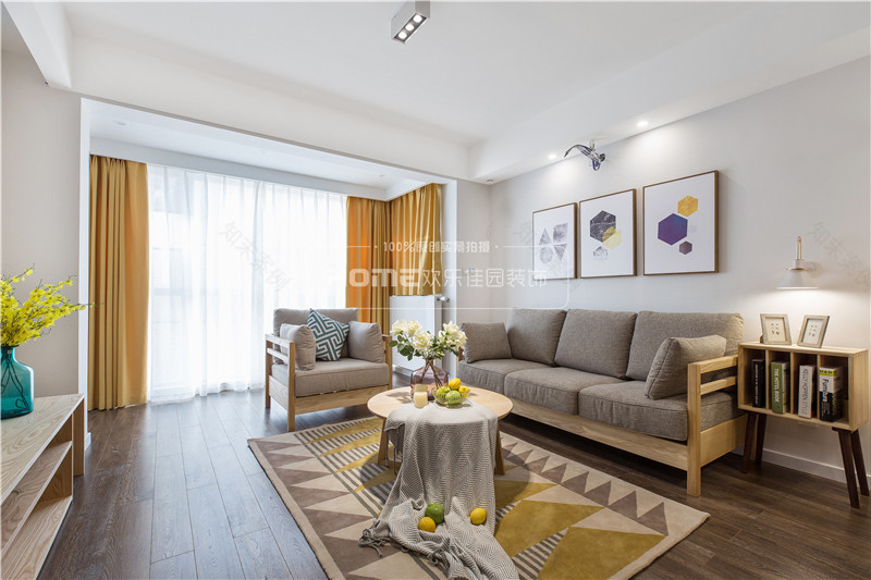 都会路苑北欧风空间,原木与素水泥的层次美学-40