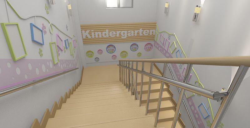 幼儿园楼梯间-1