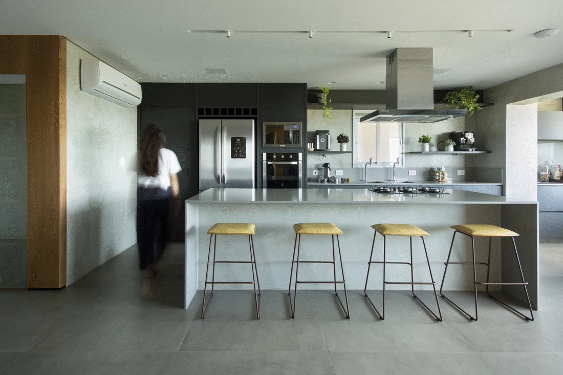 巴西 CC 公寓 | 木质温暖，空间通透-15