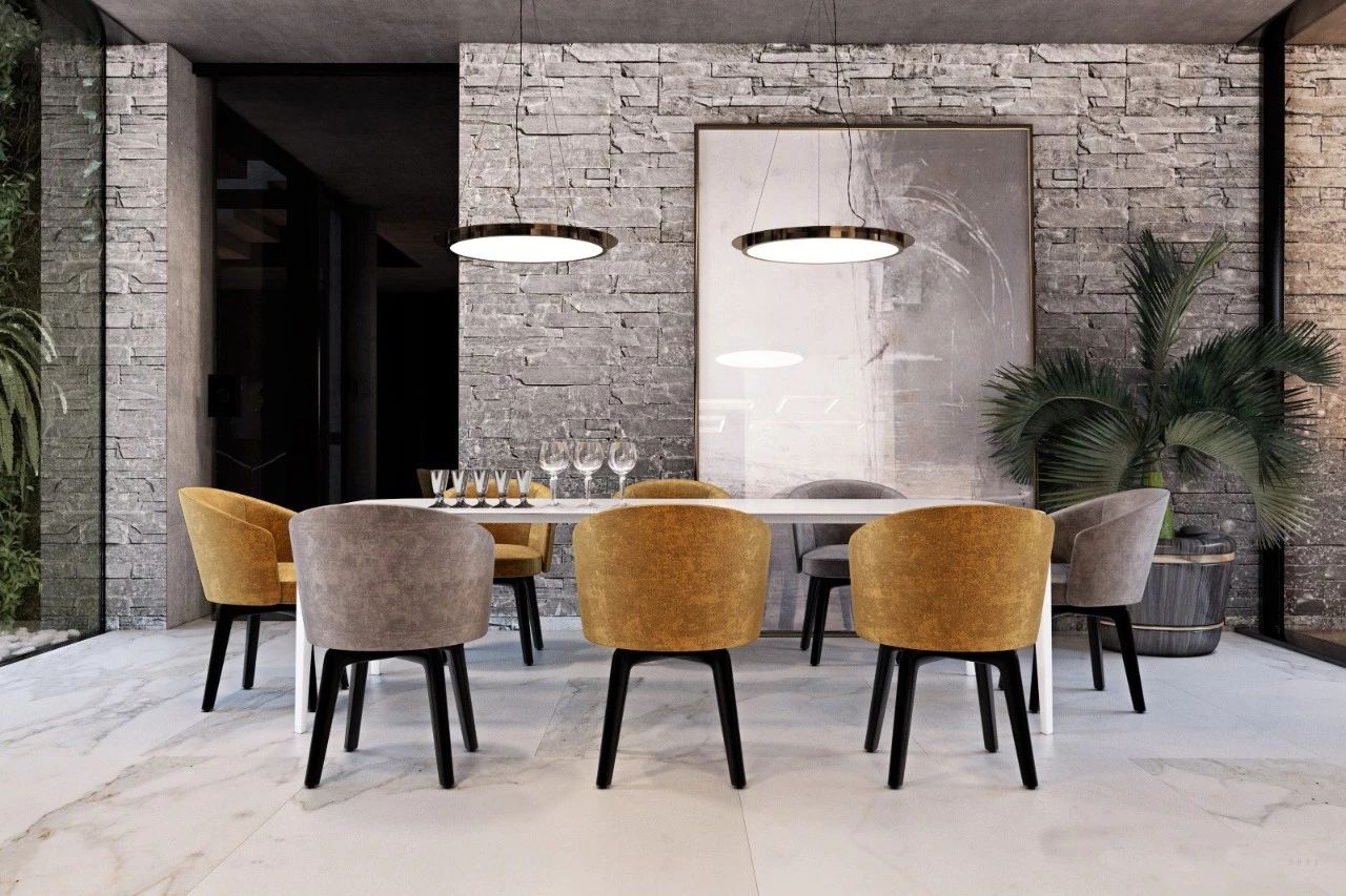 现代风别墅设计丨Diff.studio-74