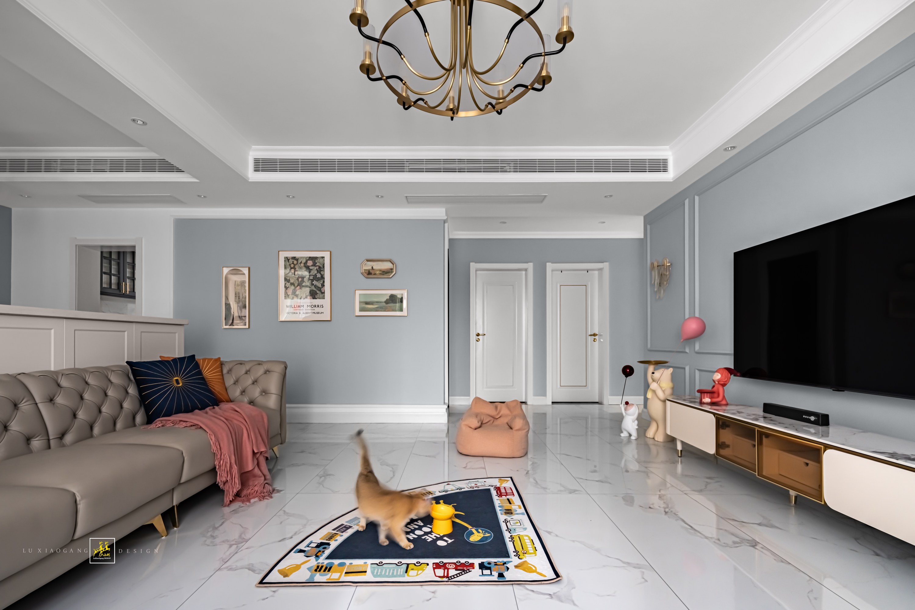 现代美式风格住宅设计丨中国成都丨卢小刚装饰设计有限公司-34