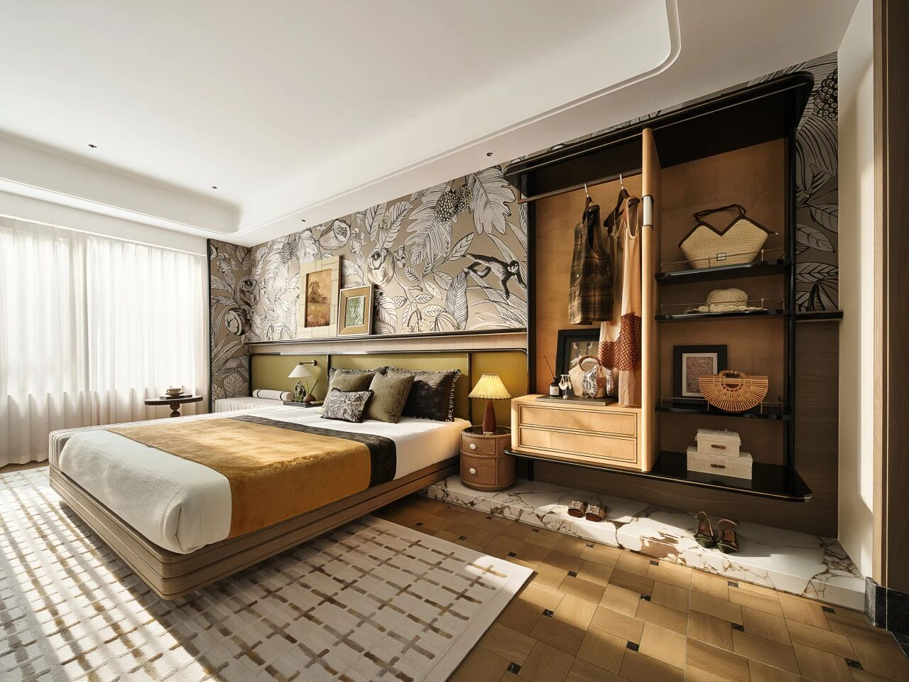 湖北107m²福星惠誉铂雅府丨中国武汉丨深圳共向设计（室内）,深圳共向美学（软装）-29