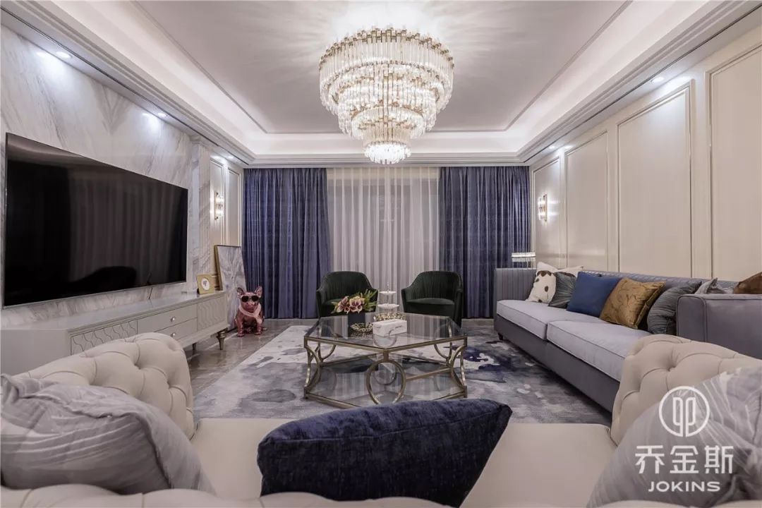 法式轻奢浪漫风情,乔金斯 250m²大平层设计-16