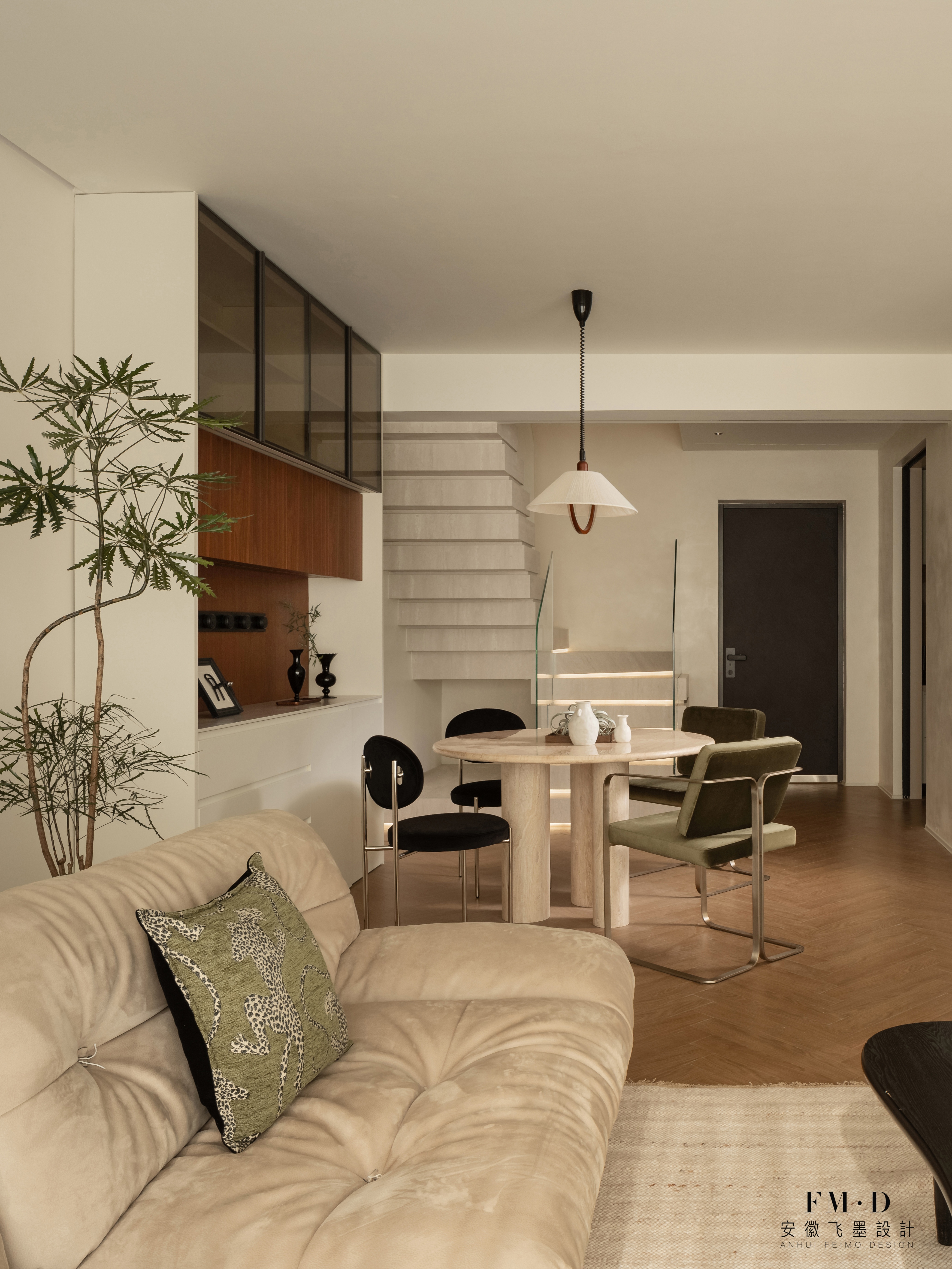 建发雍龙府中古风梦中情房设计丨飞墨设计-4