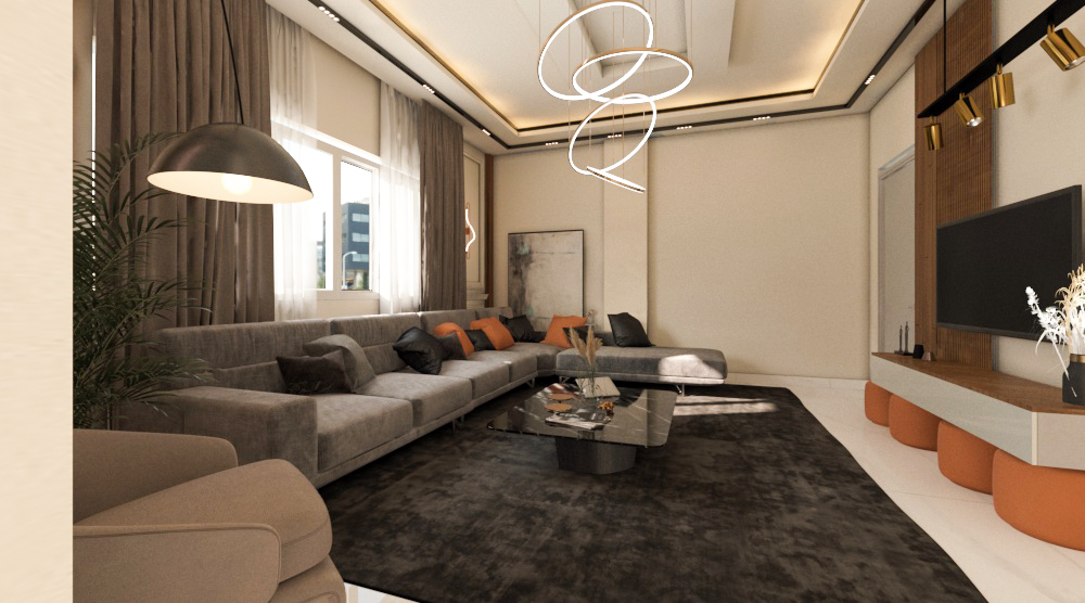 neaclassic living area design-1