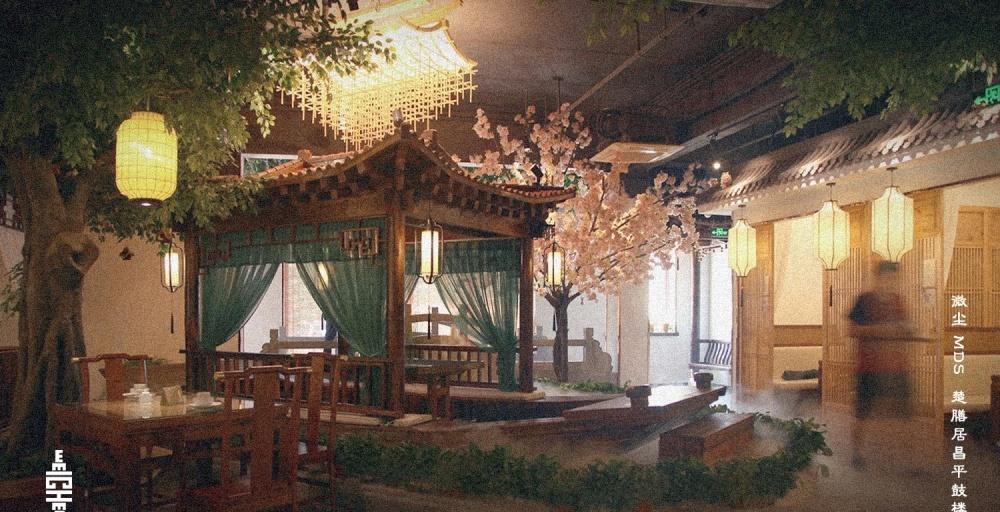 微尘空间设计事务所打造江南风情楚膳居餐厅-8