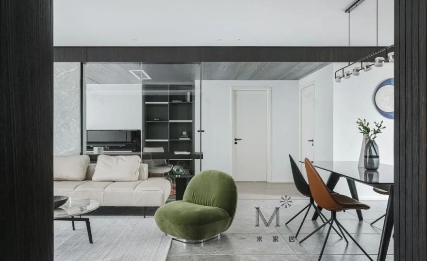 143㎡现代简约家居,演绎黑与白的时光对话-27