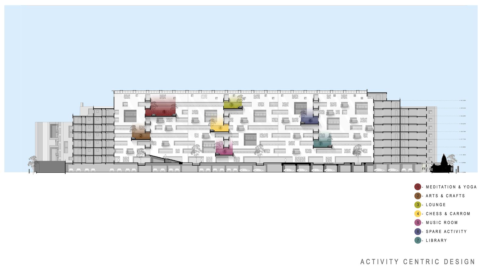 德万哈里的公园边养老院·综合社区生活的活力空间-74