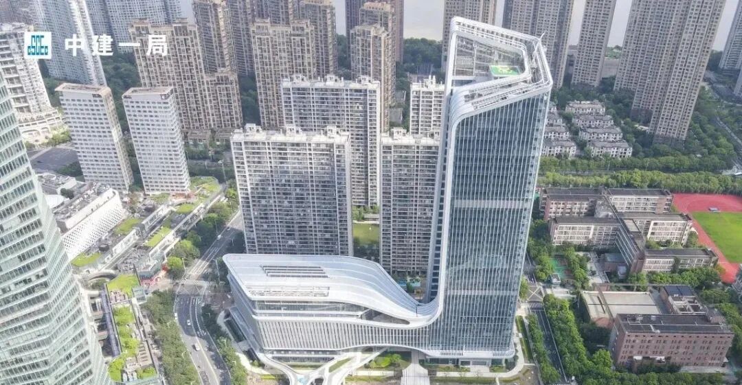 擎动杭州产业升级！中建一局承建的杭州滨江科技创新综合体项目竣工-12
