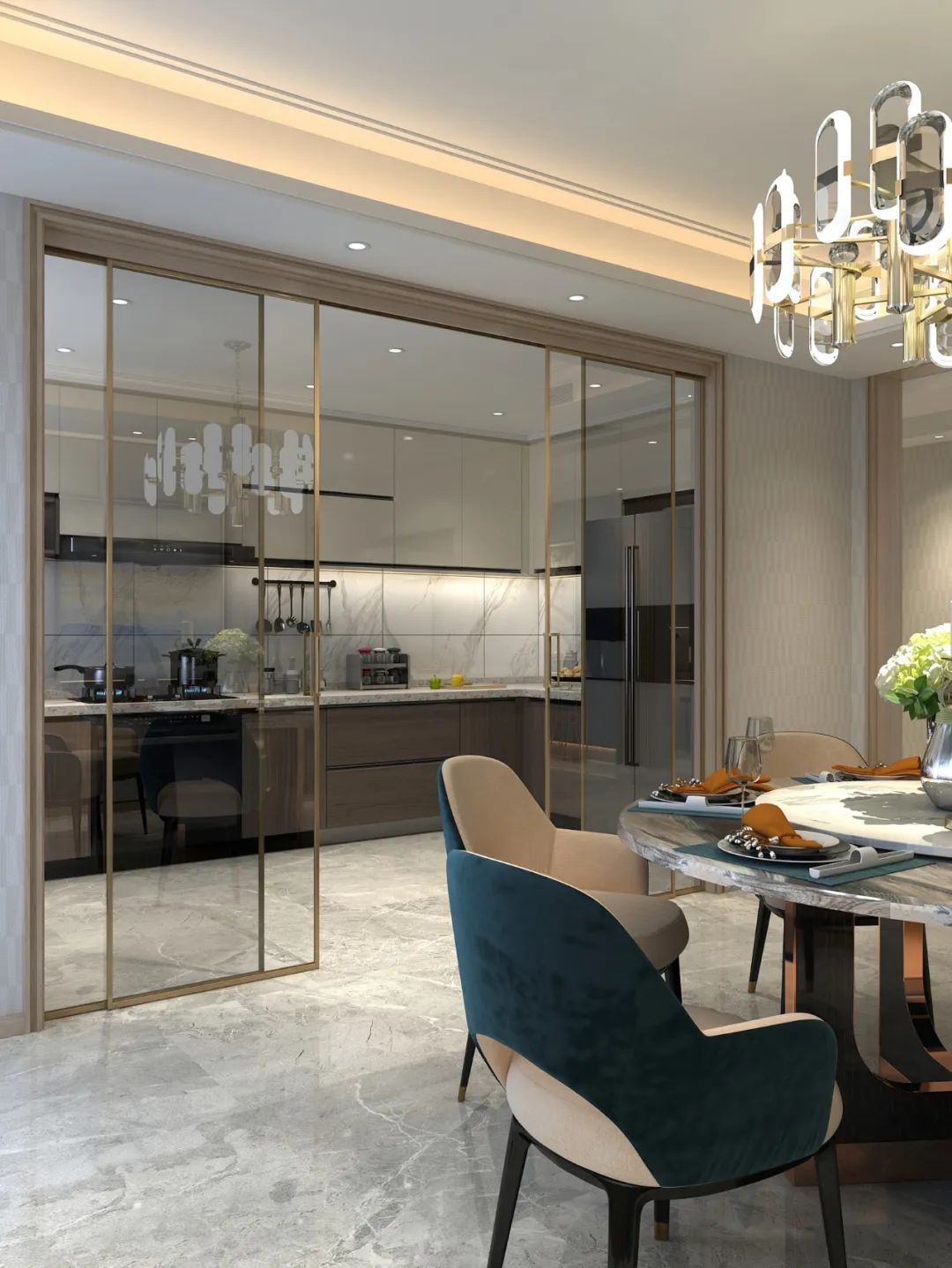 现代中式沿湖公馆，传统与舒适的完美融合-32