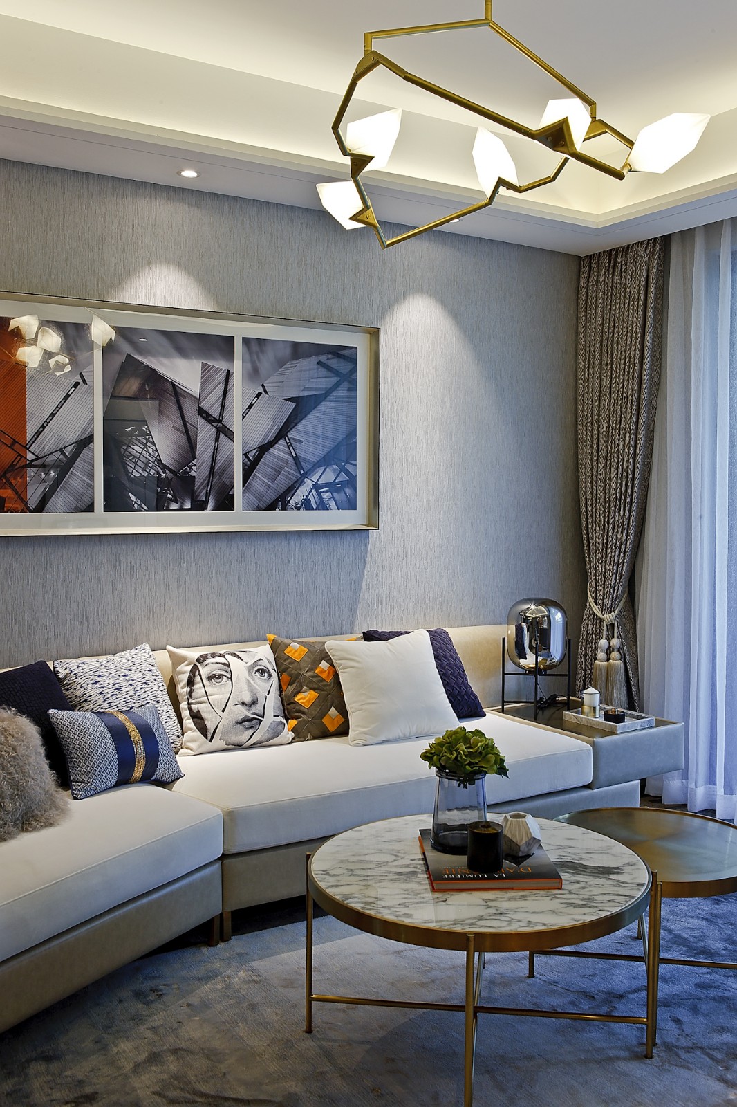 杭州招商春秋华庭 B 户型样板房空间摄影-5