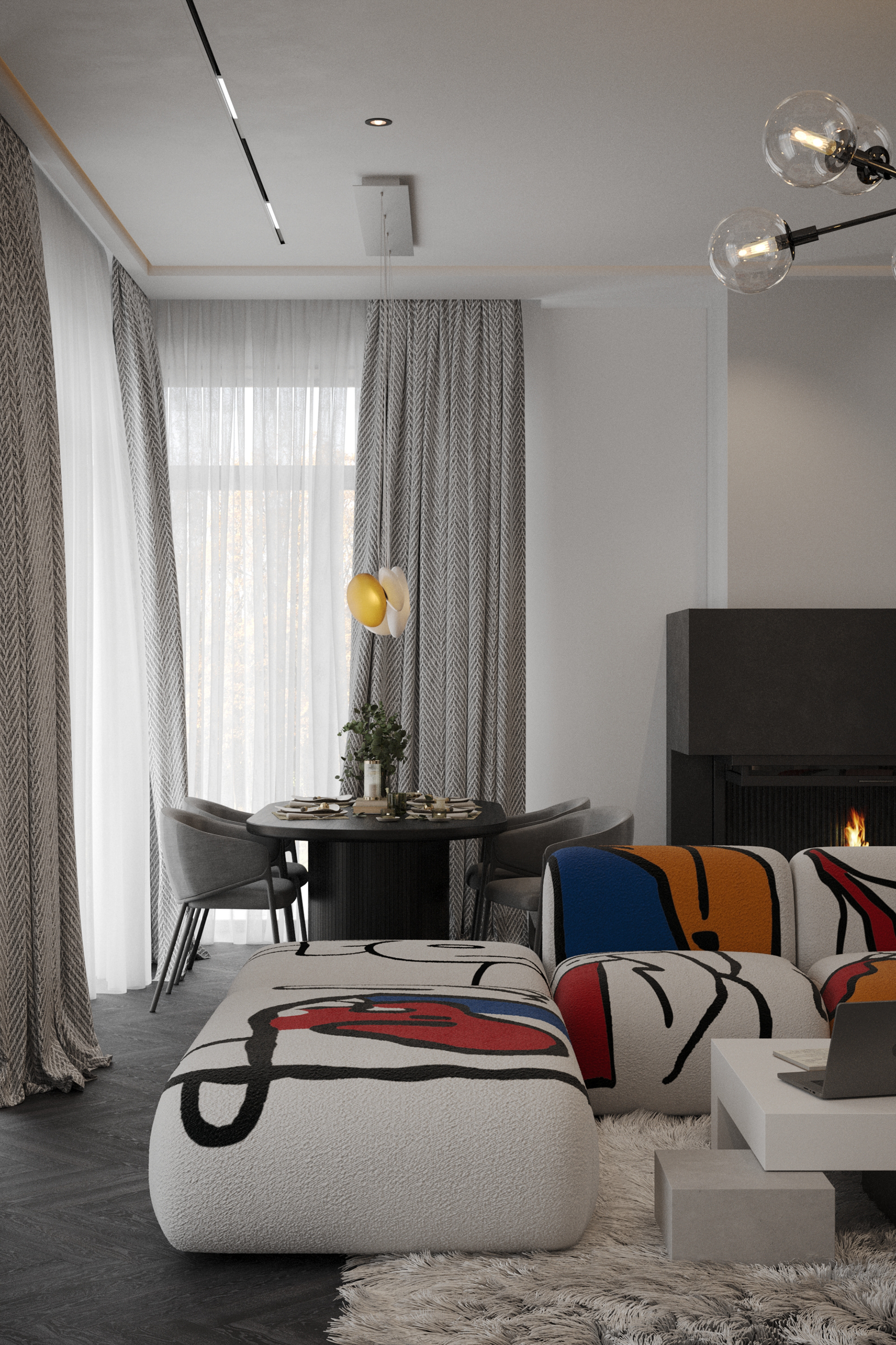 Barvikha Hills住宅室内设计丨俄罗斯莫斯科丨Sergei Grintsov-8