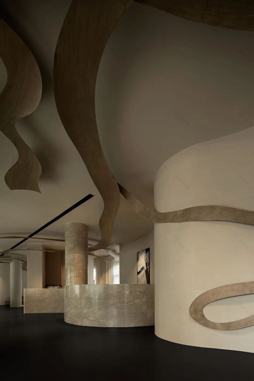 黎水仁佳设计|流动美学翡丽云庭售楼中心-8