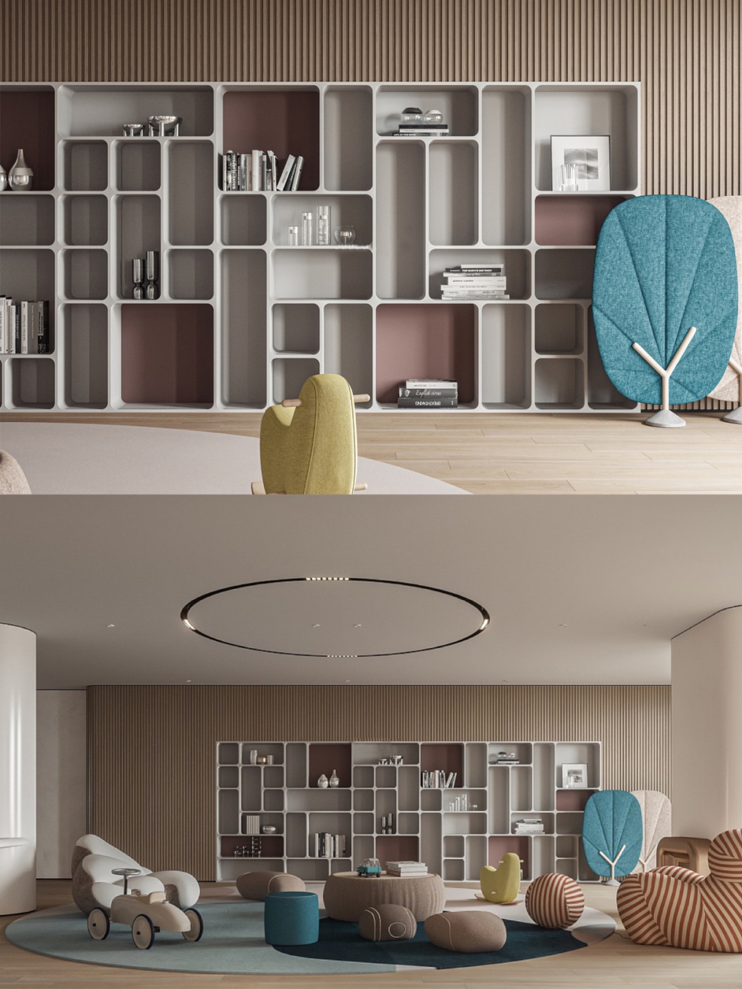 500 方大别墅多功能区设计-9