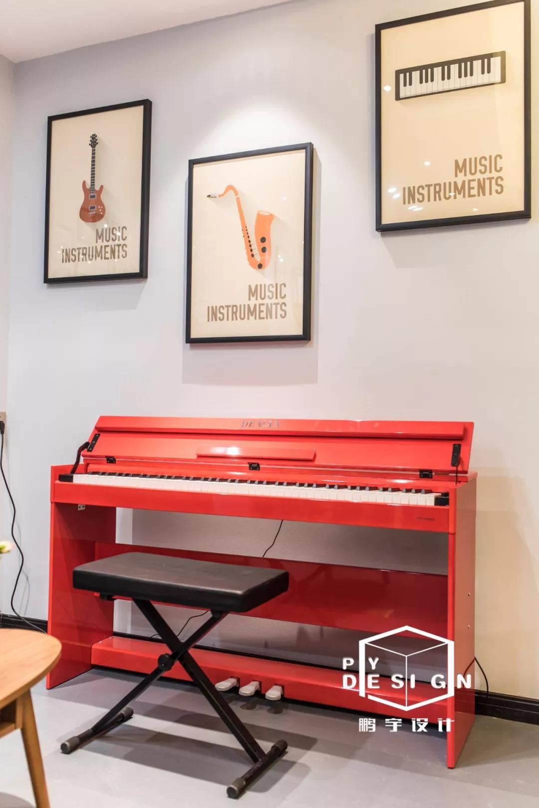 色彩悦动 120㎡混搭风空间-13