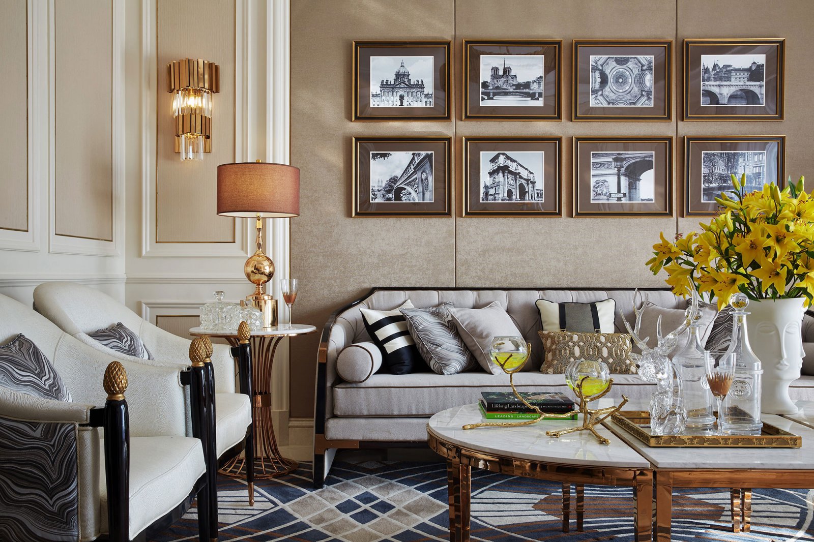 朗昇精装修交楼设计力作：大上海新兰园（叠墅、洋房）-14