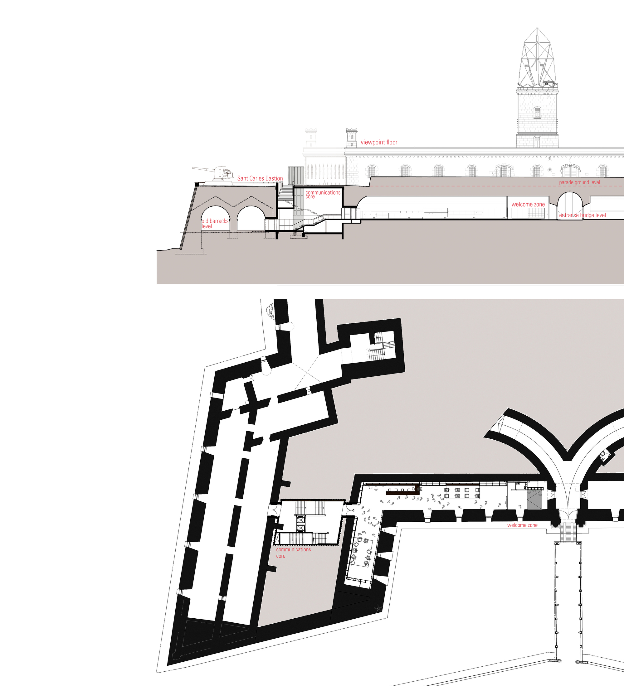 Rehabilitación del Castillo de Montjuïc / Forgas Arquitectes-29