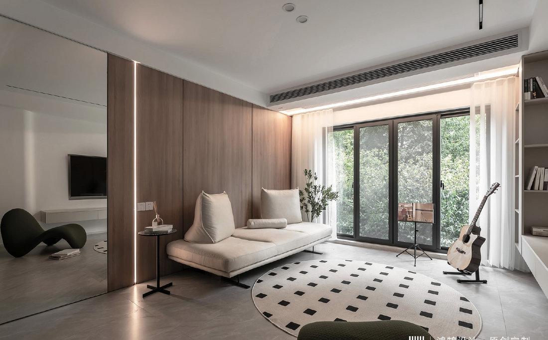 日落 JUL · 114㎡现代南洋轻复古混搭家居丨鸿鹄设计-0