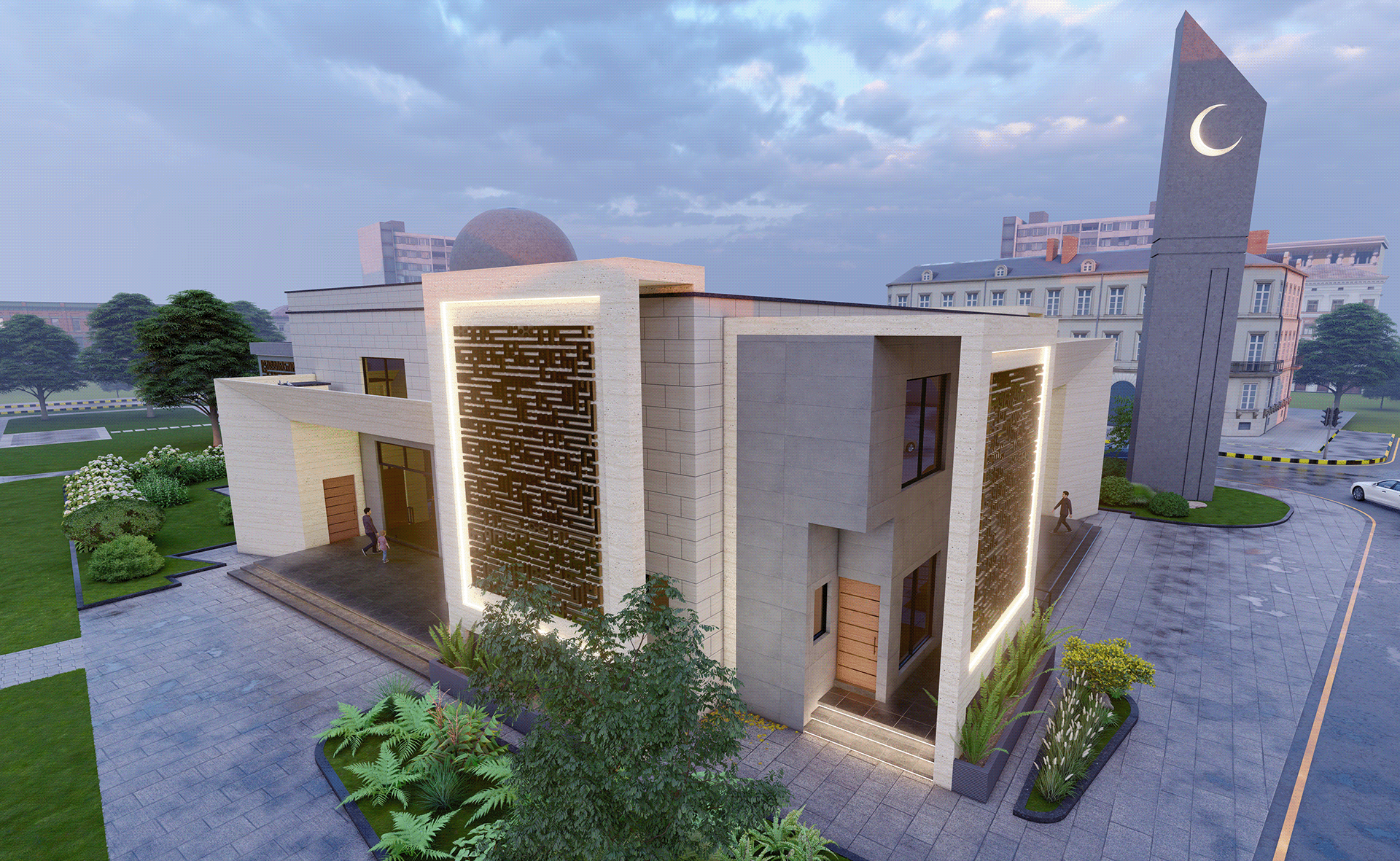 4 Kanal 2000 Yards Modern Masjid-8