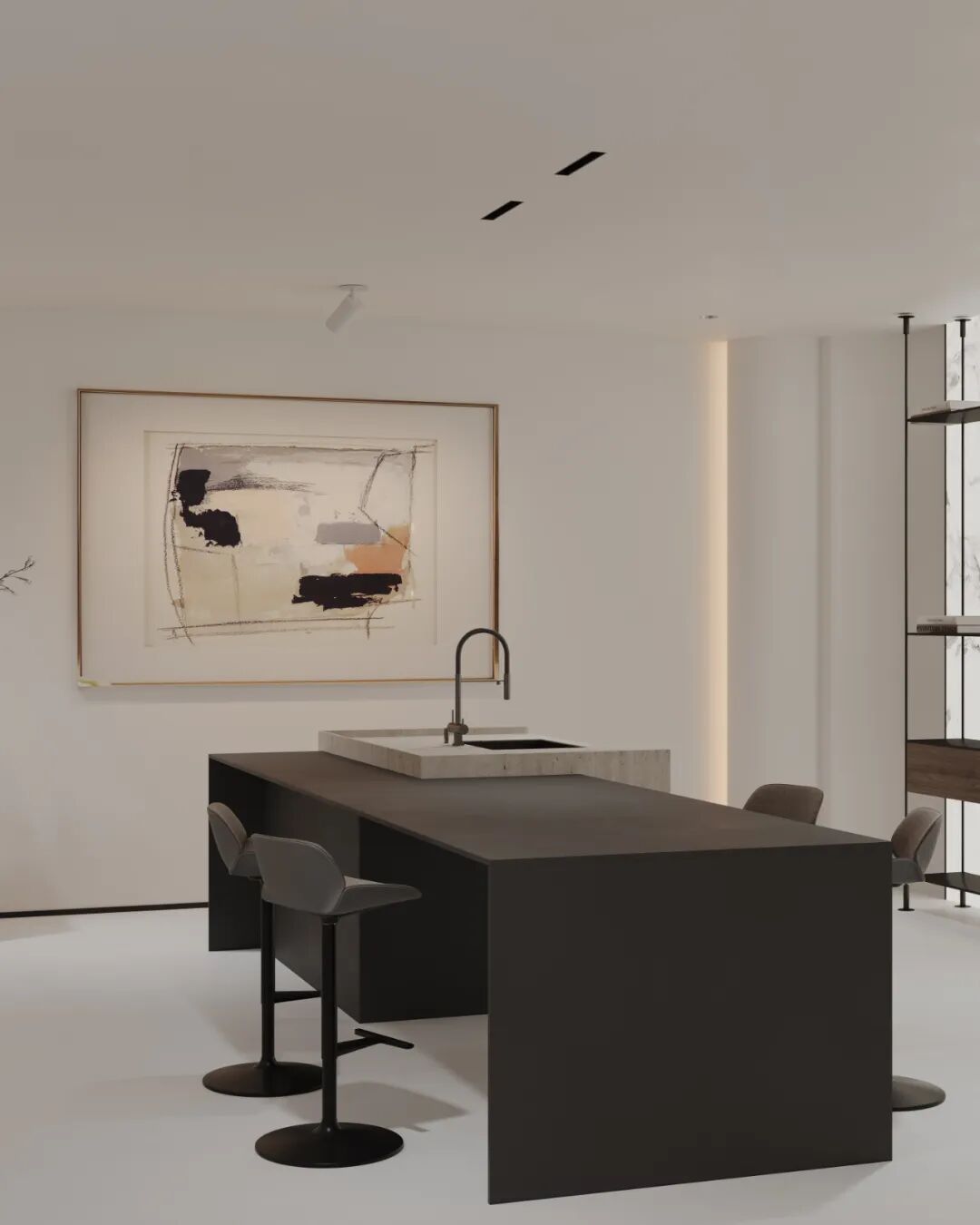 简白凝韵 · 湖州·西湖观邸排屋设计丨中国湖州-56