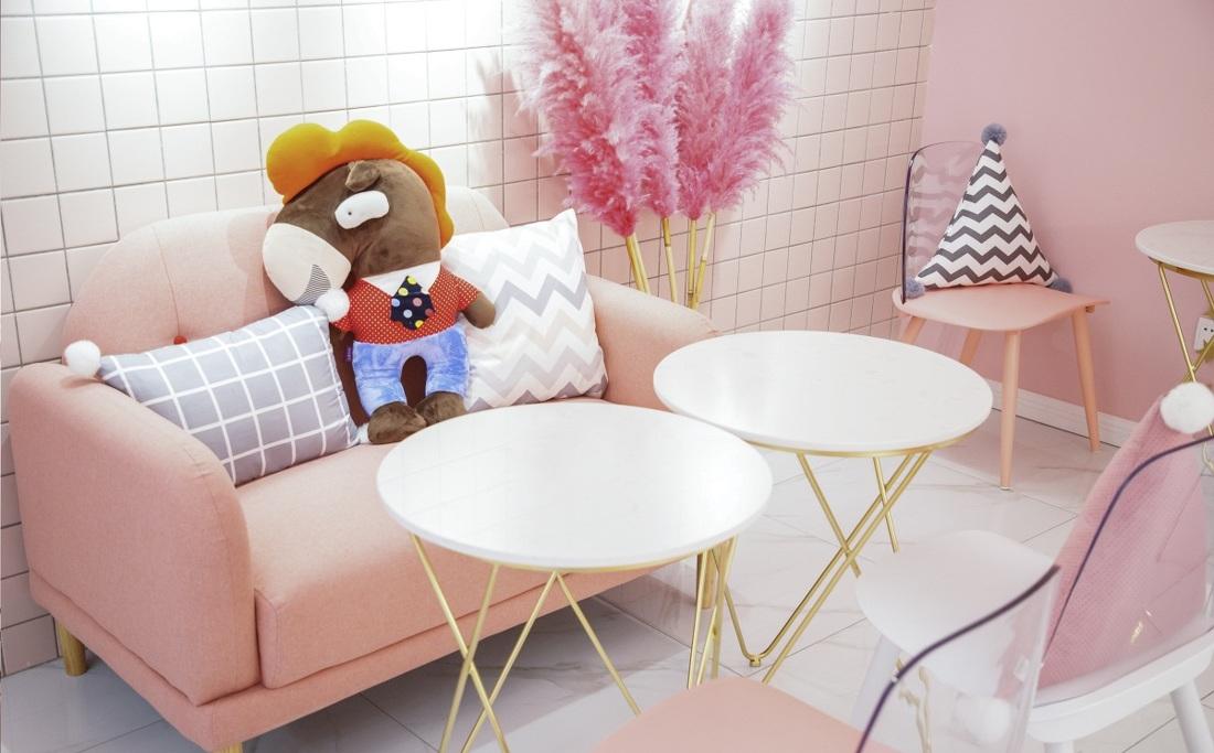 花沐·网红咖啡花艺店铺设计-13