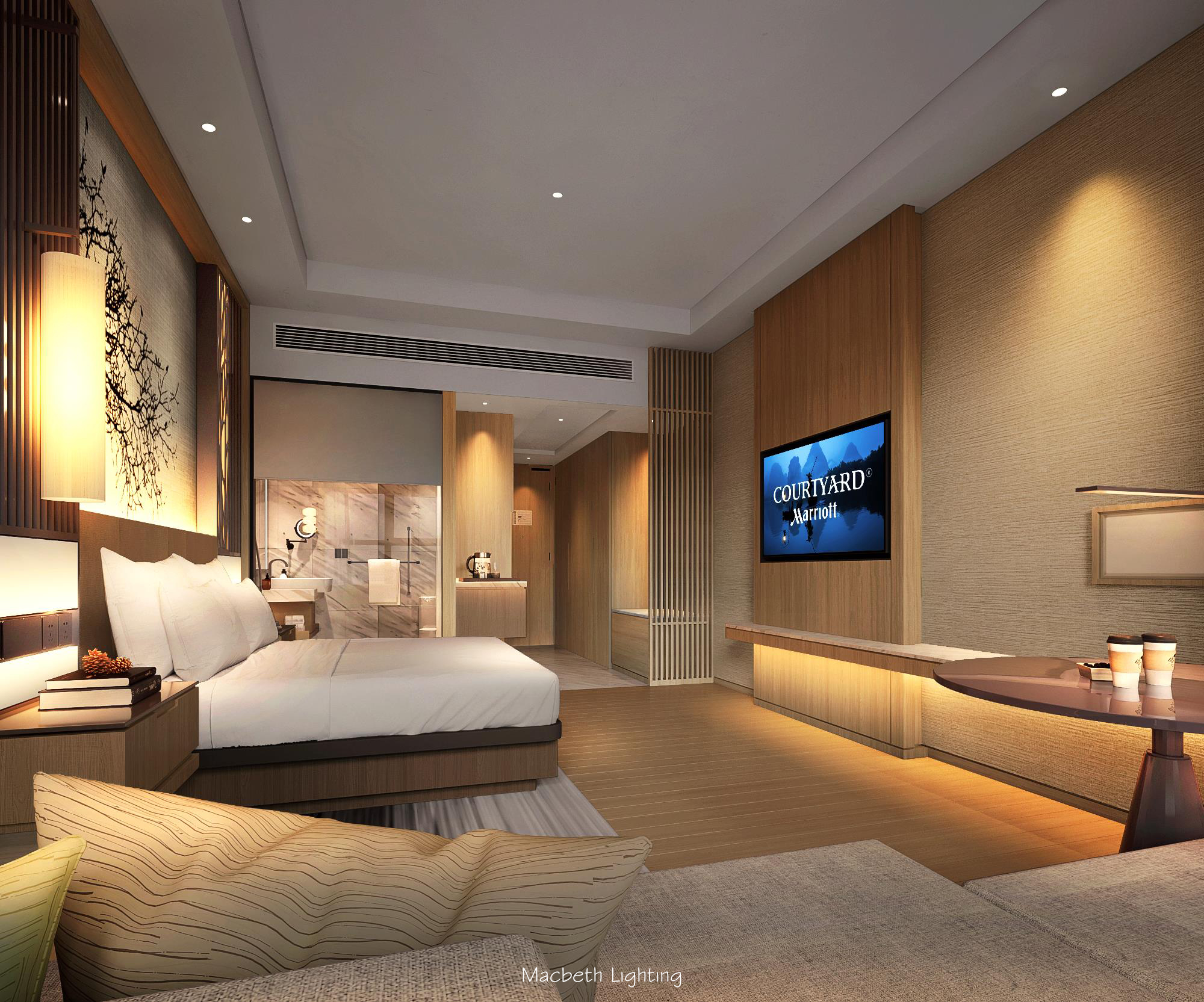 某酒店样板间灯光巡场丨中国昆明-13