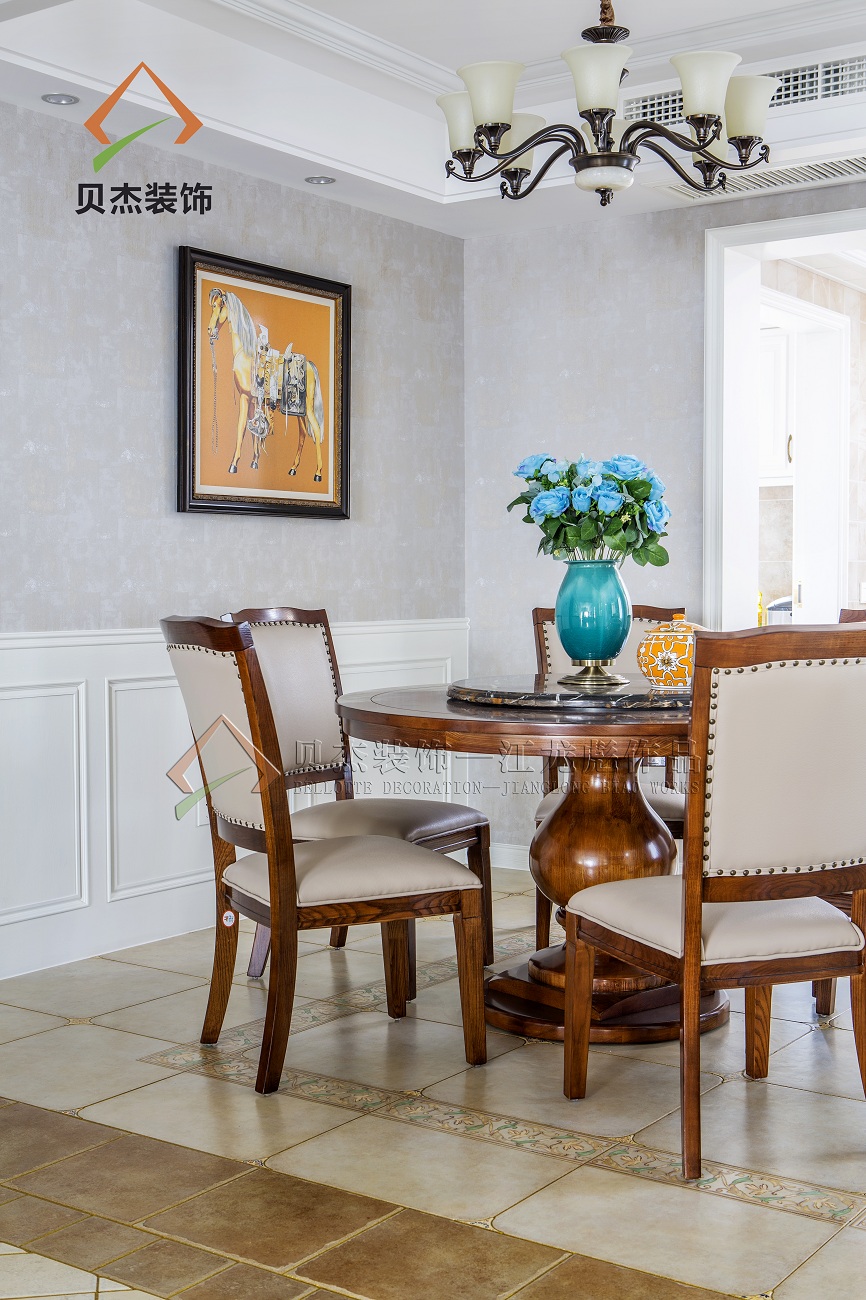 【贝杰装饰】— 天伦名苑丶美式风格《梦·绽放》-29