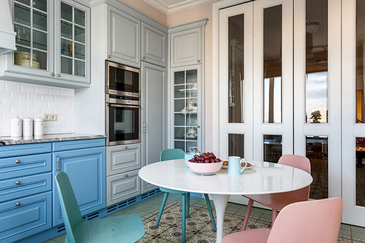 莫斯科彩色家庭公寓设计-7