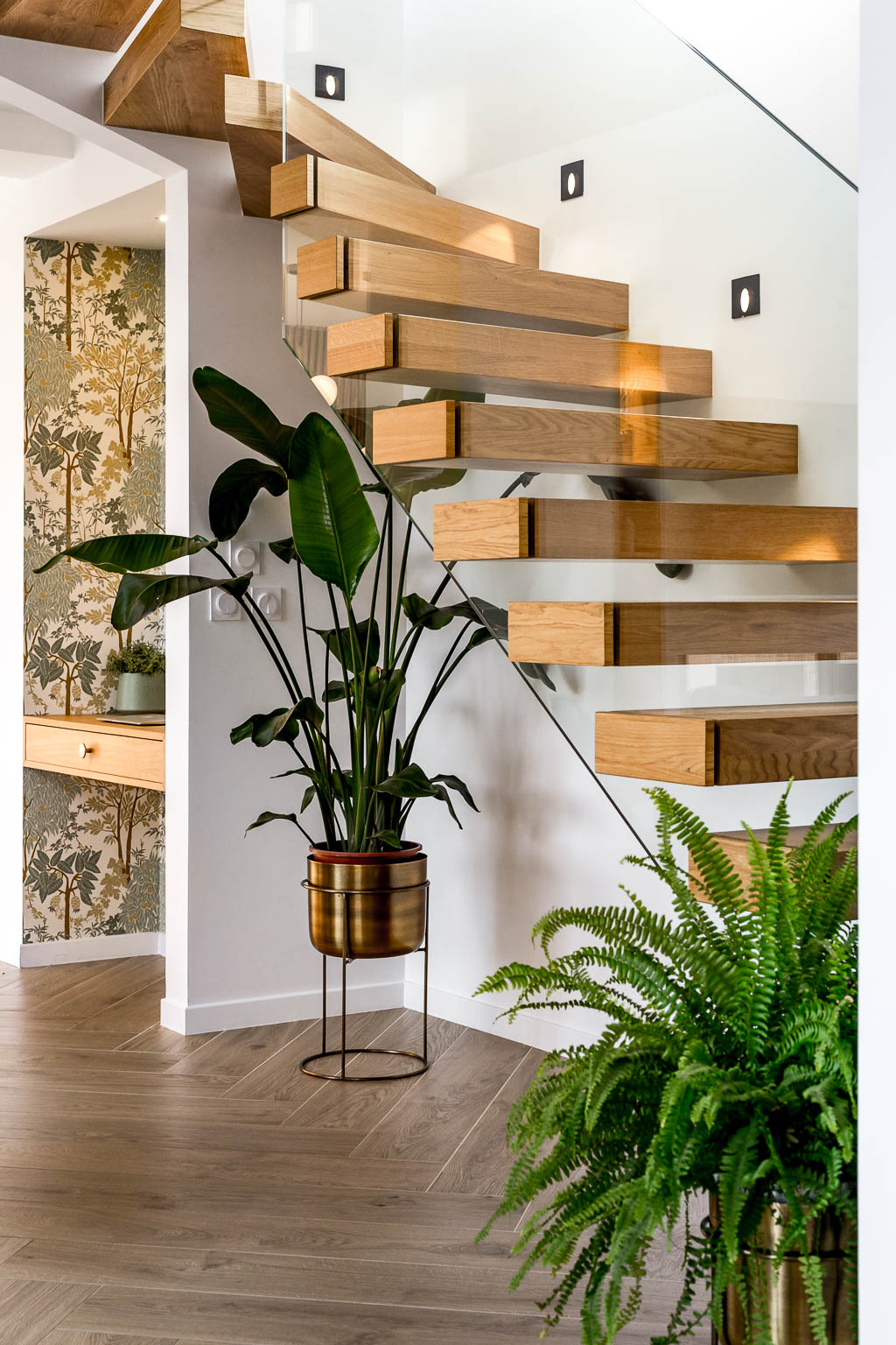 Réalisation / Blanc éclatant – Architecte d'intérieur. Skéa Designer.-53