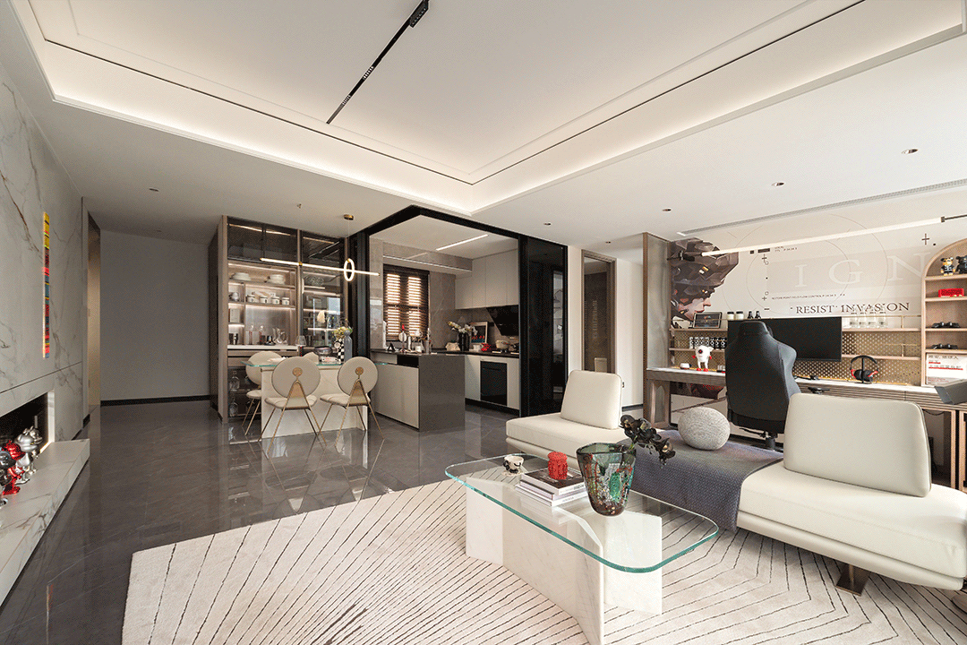 广州卓越晴翠府样板间丨中国广州丨柘壹设计-22