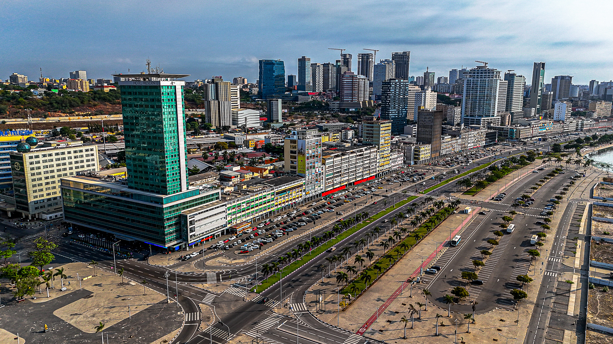 Imagens aéreas de Luanda-2