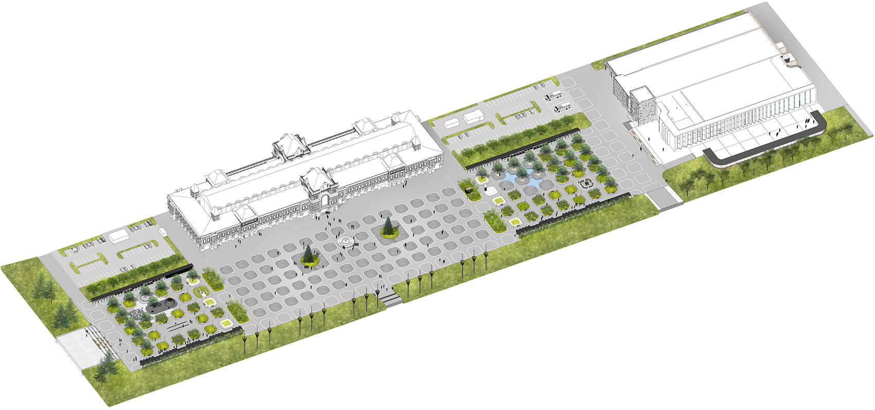俄罗斯广场景观设计丨俄罗斯诺夫哥罗德丨Megabudka Architecture Bureau-54