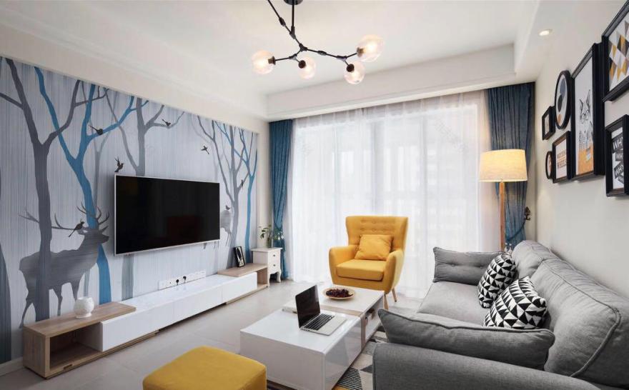 60 平北欧风双儿童房设计,餐厅、客厅、卧室亮点纷呈-5