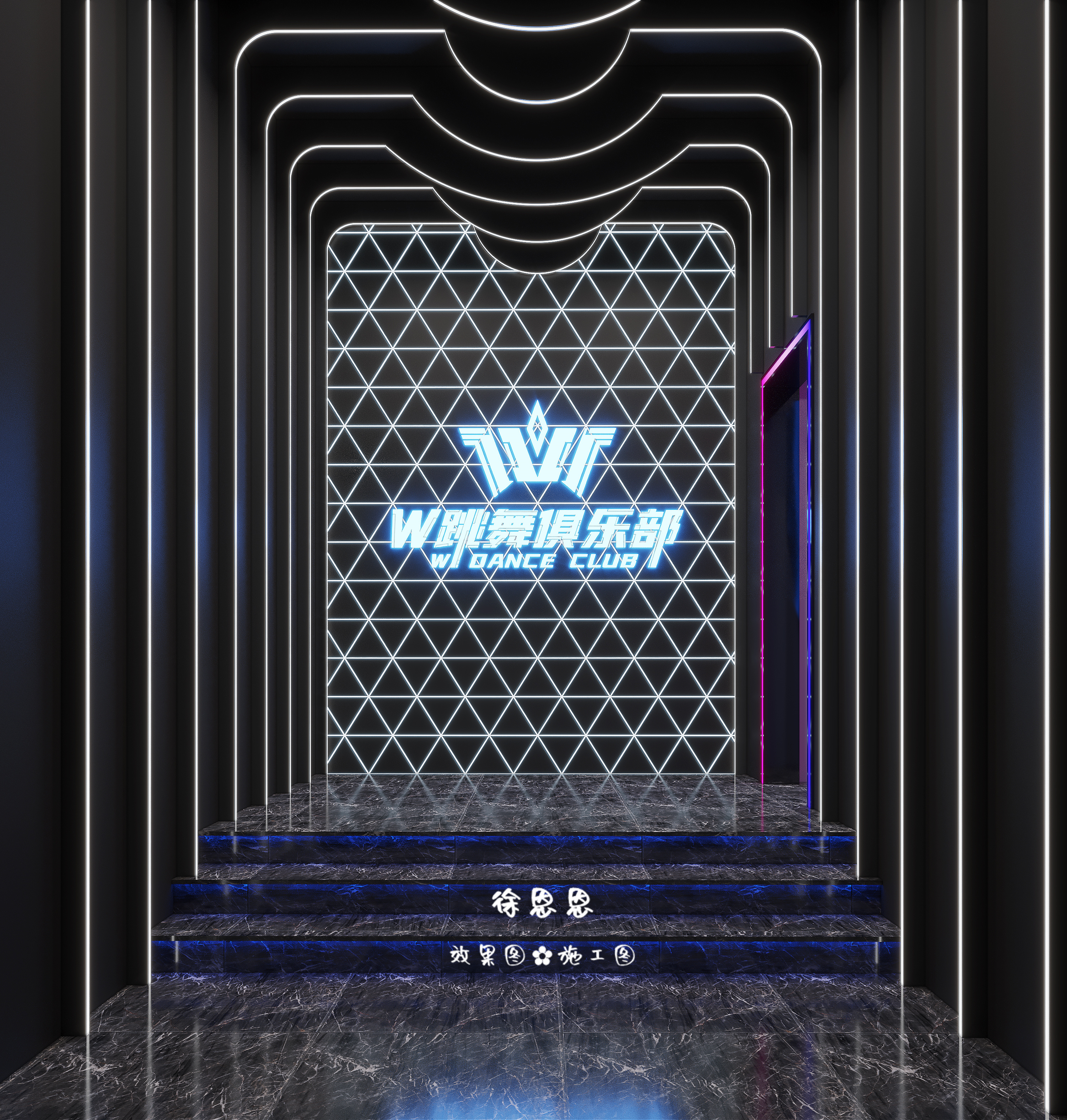 酒吧装修设计｜空间与未来感的碰撞，打造新型社交站点-4