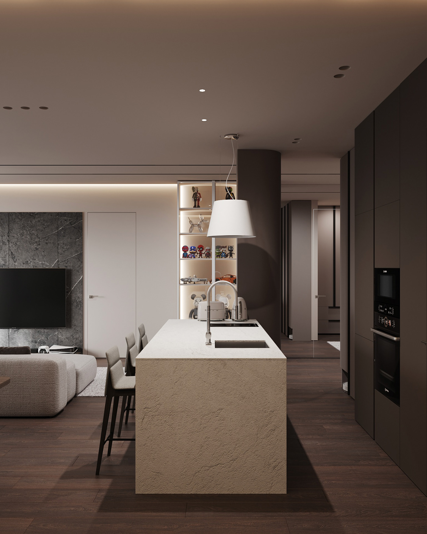 中性色系公寓设计-7