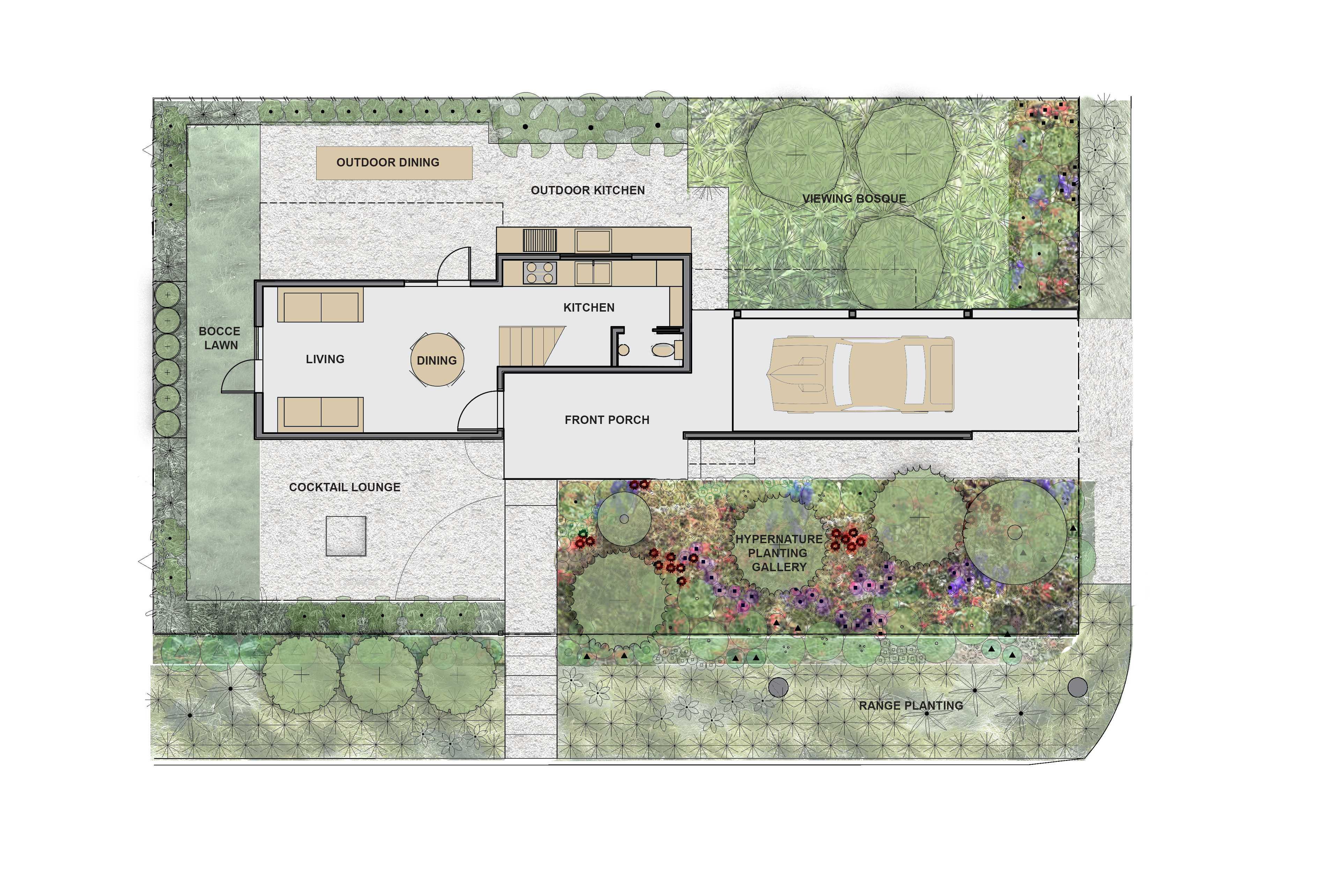 奥斯汀市中心绿色住宅，生活空间与自然融合-27
