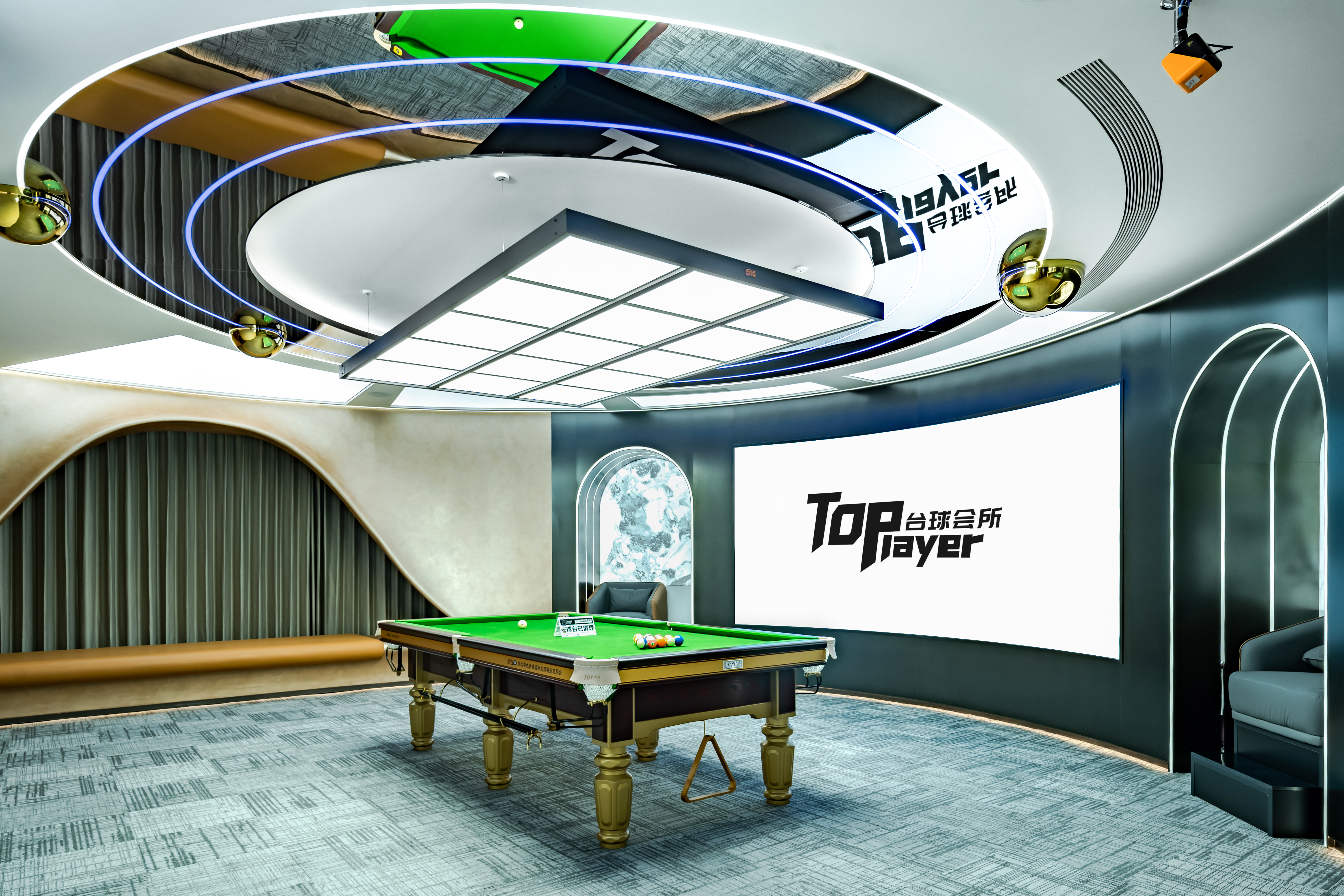 空间摄影丨台球厅-0
