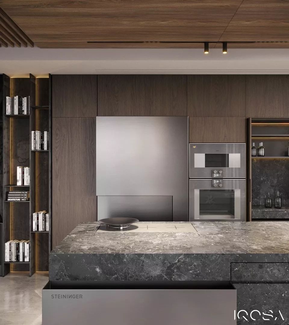 乌克兰 IQOSA 工作室打造野性公寓,粗犷与精致的完美融合-48